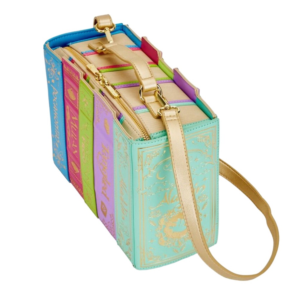 Loungefly Exclusive Disney Stitch Shoppe Princess Books Volume 2 Crossbody Bag - Picture 3 of 13